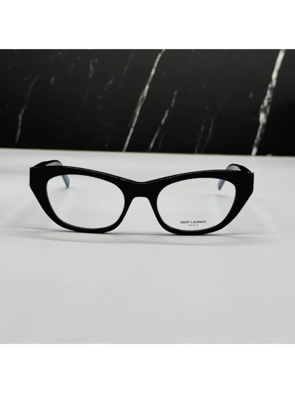 Saint Laurent SL M80 001 Black Cat Eye Women Eyeglasses Authentic NEW